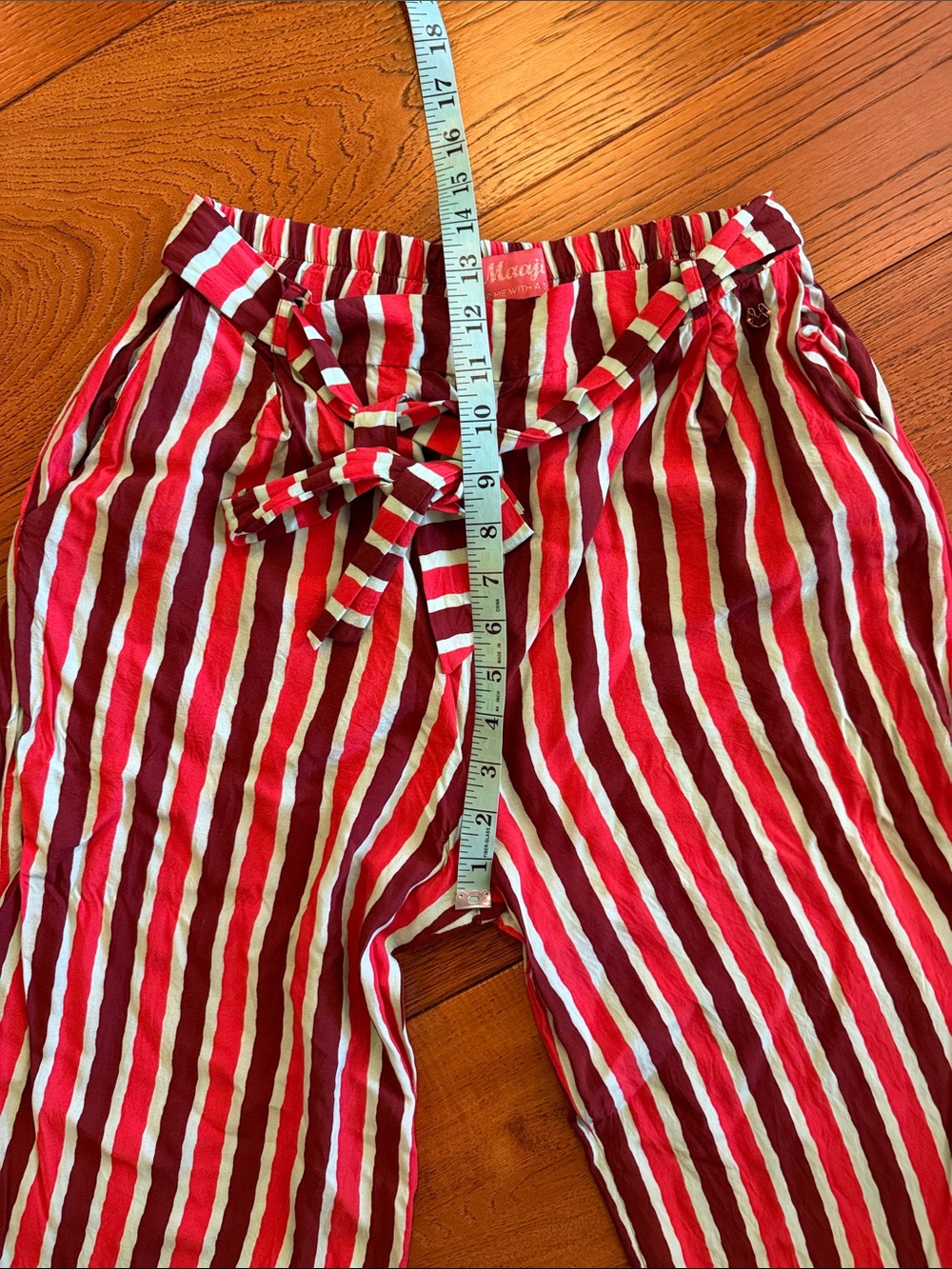 Maaji Golden Treasure Swimming Cover Up Red Pants - Picture 7 of 10